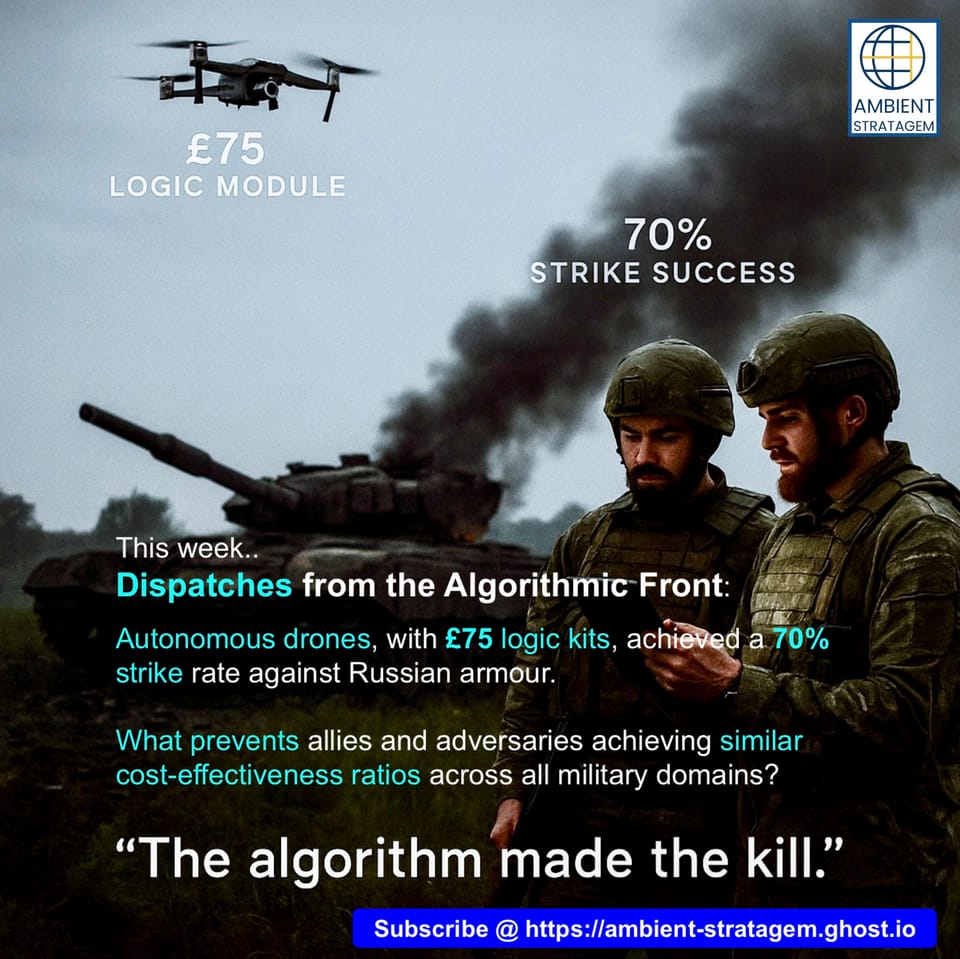 Dispatches from the Algorithmic Front